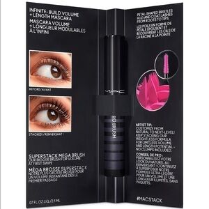 M·A·C Macstack Mascara in Black Stack | NEW | Mini Deluxe Sample Travel Sized